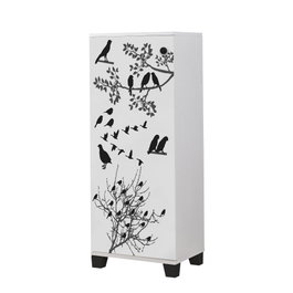 Hanah Home Zapatero Manyas - Blanco 50x127x38 cm